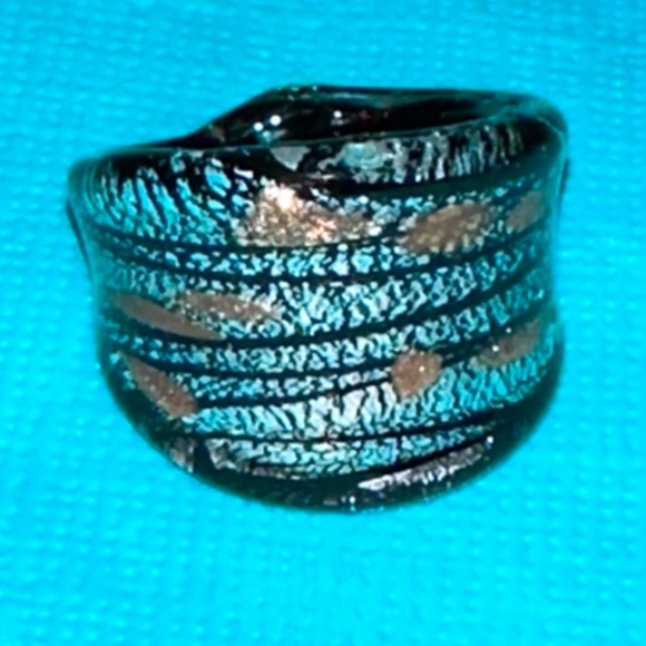 Glass Rings (Murano?) - Picture 6 of 6